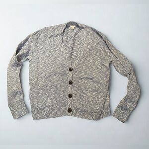 NWOT J.Crew Vintage Peri Blue Beach Cardigan Sweater Size Large